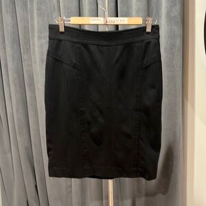 Ann Taylor seamed knit pencil skirt